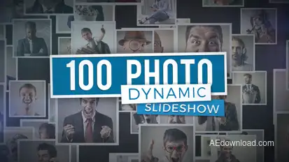 100 Photo - Dynamic Slideshow Video Displays template preview