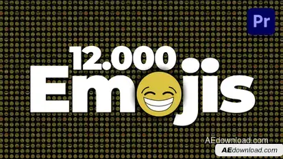 12.000 Emojis Creator Pack for Premiere Pro Premiere Pro template preview