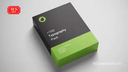 +150 Titles Pack Video Displays template preview