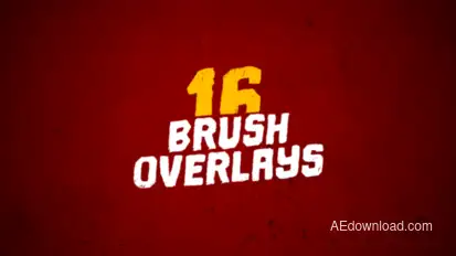 16 Brush Overlays | Premiere Pro Premiere Pro template preview