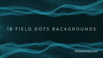 18 Field Dots Backgrounds | Premiere Pro Premiere Pro template preview