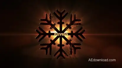 3D Gold Christmas | Titles - Opener Video Displays template preview