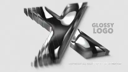 3D Logo Reveal Premiere Pro template preview