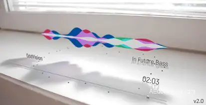 3D Music Visualizer in Your Video v2.0 Video Displays template preview