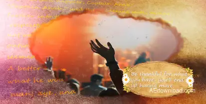 3D ThanksGiving Slideshow Video Displays template preview