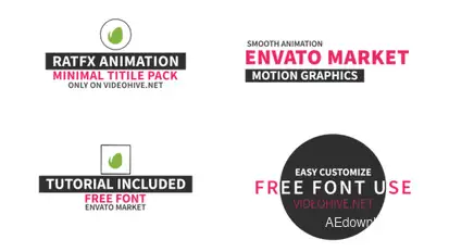 40 Title Pack Video Displays template preview