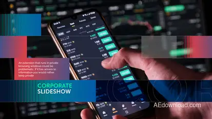 4K Finance Slideshow Presentation Premiere Pro template preview