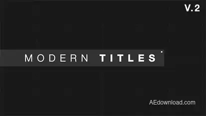 9 Modern Glitch Titles Video Displays template preview