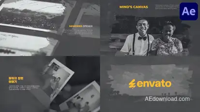 Memories Opener for After Effects Openers template preview