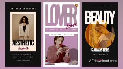 Aesthetic Stories Openers template preview