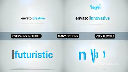 A Few Words Video Displays template preview