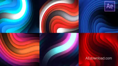 Abstract Backgrounds Video Displays template preview