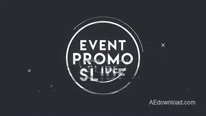 Abstract Event Promo Video Displays template preview