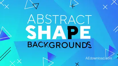 Abstract Shape Backgrounds Video Displays template preview