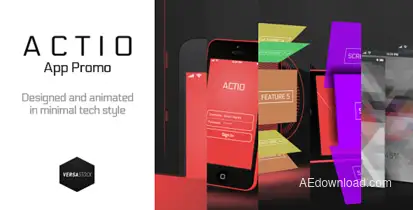 Actio Video Displays template preview