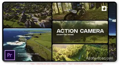 Action Camera - Adventure Promo Premiere Pro template preview