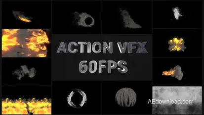 Action VFX Pack | After Effects Video Displays template preview