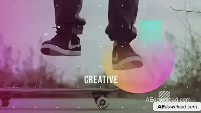 Active Glitch Video Displays template preview