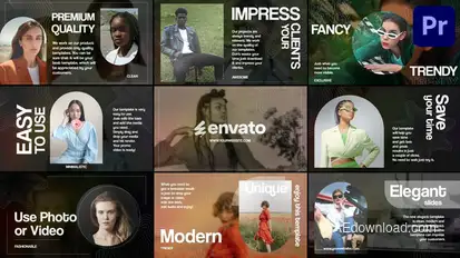 Aesthetic Slideshow for Premiere Pro Premiere Pro template preview