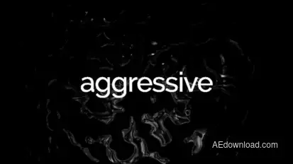 Agressive Glitch Stomp Video Displays template preview