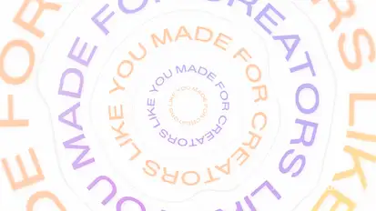 AI Text Intro Video Displays template preview