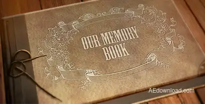 Album of memories Video Displays template preview