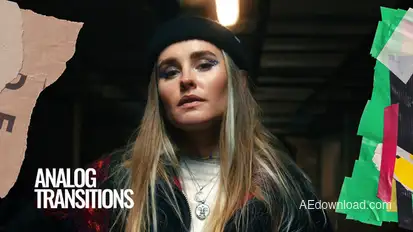 Analog Transitions for Premiere Pro Premiere Pro template preview