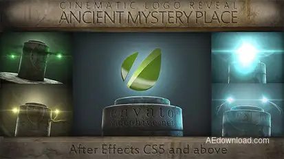 Ancient Mystery Place - Cinematic Logo Reveal Video Displays template preview
