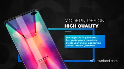 Android App Presentation Video Displays template preview