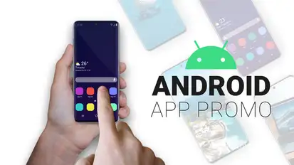 Android App Promo | Smartphone Kit Video Displays template preview