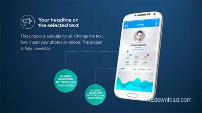 Android Presentation Pack Video Displays template preview