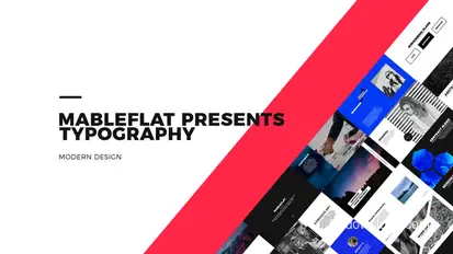 Animated Slides Video Displays template preview