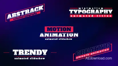 Animated Titles Titles template preview