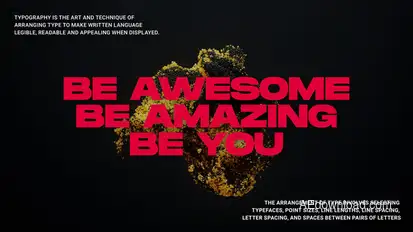 Animated Typography | MOGRT Premiere Pro template preview