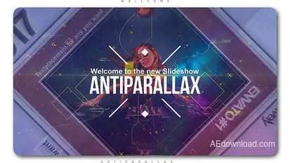 Anti Parallax Slideshow Video Displays template preview