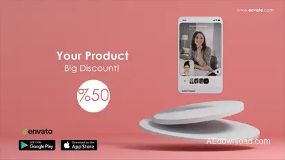 App Advertisement Promotion Premiere Pro template preview