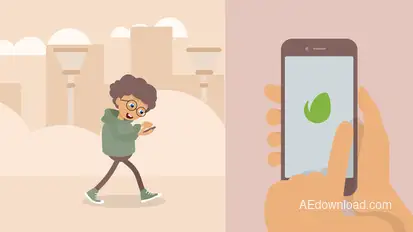 App Presentation Video Displays template preview