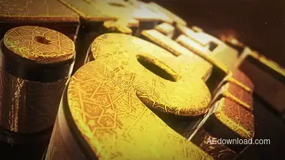 Arabesque Logo Opener Ramadan Free Templates template preview