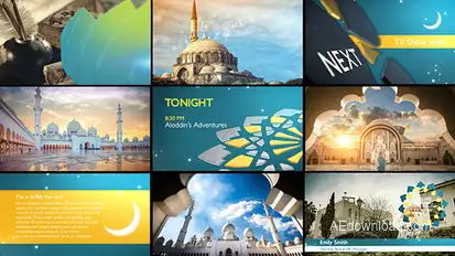 Arabia TV - Ramadan Ident Package Ramadan Free Templates template preview