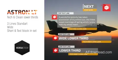 Astron LT Video Displays template preview