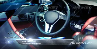 Auto Moto Show II Video Displays template preview