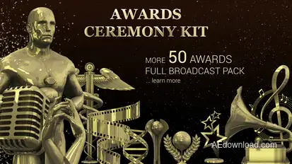 Award Ceremony Kit Video Displays template preview