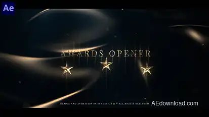 Awards Opener Premiere Pro template preview