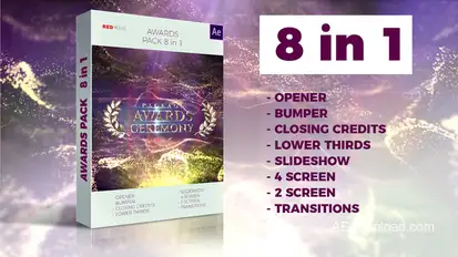 Awards Pack Video Displays template preview