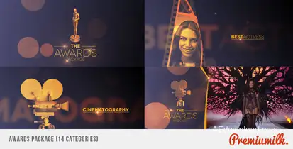 Awards Package Video Displays template preview