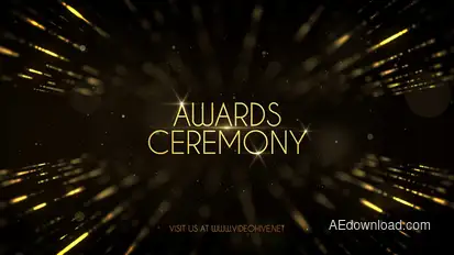Awards Show Pack Video Displays template preview
