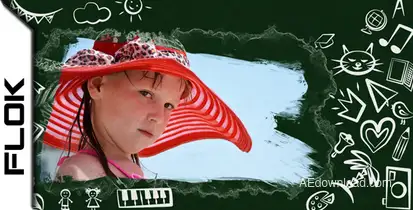 Back To School 2 Video Displays template preview