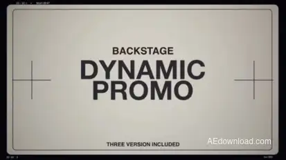 Backstage  Video Displays template preview