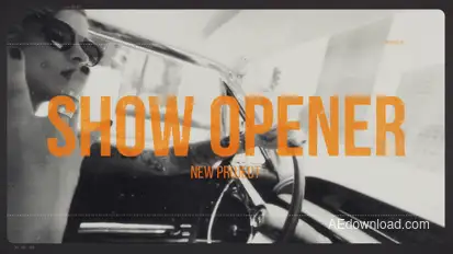 Backstage Opener Video Displays template preview