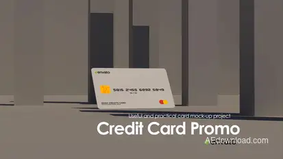 Bank Credit Card Promo Premiere Pro template preview